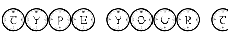 101! Clock Face - 19 Kb - by Gregory J Griffin