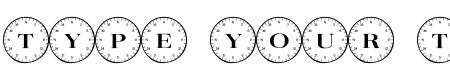 101! Clock Face - 11 Kb - by Gregory J Griffin