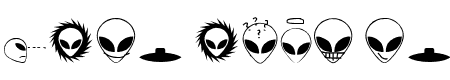 Alienator - 52 Kb - by Cosmonaut Fonts