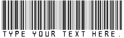 Barcode Font - 6 Kb - by Anke-Art