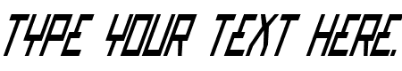 Bionic Type - 150 Kb - by Iconian Fonts