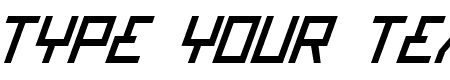 Bionic Type - 150 Kb - by Iconian Fonts