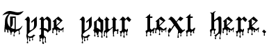 Blood Of Dracula - 32 Kb - by Brain Eaters Font Co.