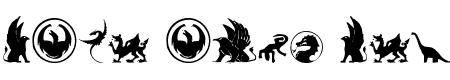 Fantastic Creatures - 51 Kb - by Iconian Fonts