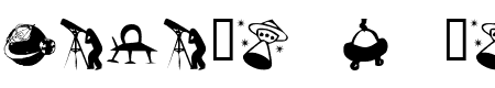 KR Out of this World - 14 Kb - by Kat's Fun Fonts