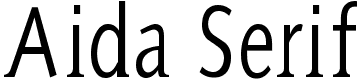 Aida Serif - 60 Kb - by Manfred Klein