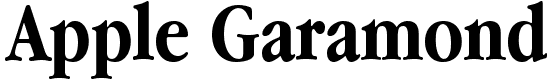 Apple Garamond - 170 Kb - by 
