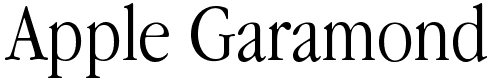 Apple Garamond - 170 Kb - by 