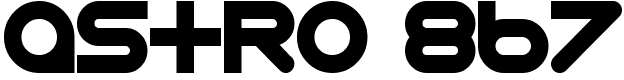 Astro 867 - 4 Kb - by Caffeen Fonts Astro 867 - 4 Kb - by Caffeen Fonts