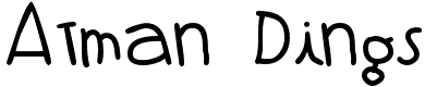 Atman Dings - 82 Kb - by Eyesaw Fontz