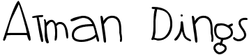 Atman Dings - 82 Kb - by Eyesaw Fontz