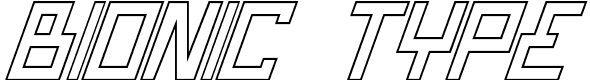 Bionic Type - 150 Kb - by Iconian Fonts Bionic Type - 150 Kb - by Iconian Fonts