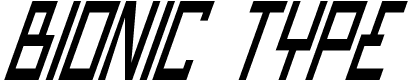 Bionic Type - 150 Kb - by Iconian Fonts Bionic Type - 150 Kb - by Iconian Fonts