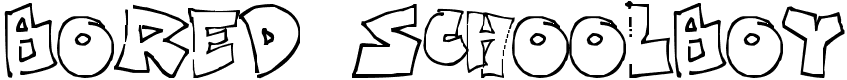 Bored Schoolboy - 6 Kb - by SDFonts Bored Schoolboy - 6 Kb - by SDFonts