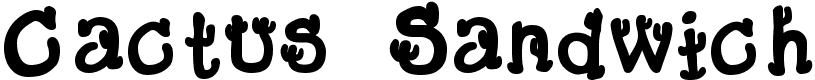 Cactus Sandwich - 121 Kb - by FontMesa