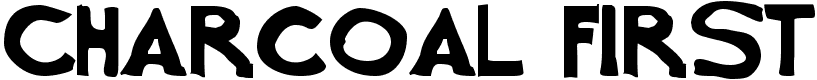 Charcoal First - 10 Kb - by GregFonts Charcoal First - 10 Kb - by GregFonts
