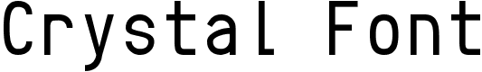 Crystal Font - 15 Kb - by Jerry Fitzpatrick Crystal Font - 15 Kb - by Jerry Fitzpatrick