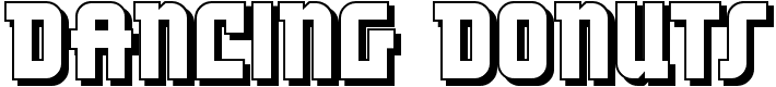 Dancing Donuts - 13 Kb - by Nick's Fonts