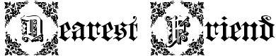 Dearest Friend - 188 Kb - by West Wind Fonts