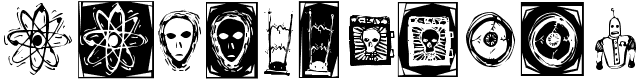 Doc Nimbus Bats - 32 Kb - by Omega Font Labs