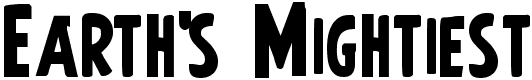 Earth's Mightiest - 245 Kb - by Iconian Fonts