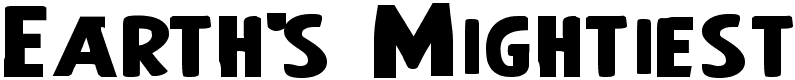 Earth's Mightiest - 245 Kb - by Iconian Fonts