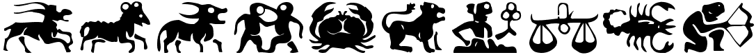 Eileens Medium Zodiac - 20 Kb - by David Rakowski