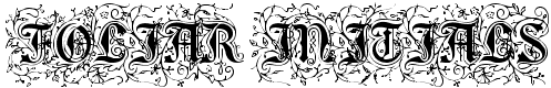 Foliar Initials - 73 Kb - by Paul Lloyd