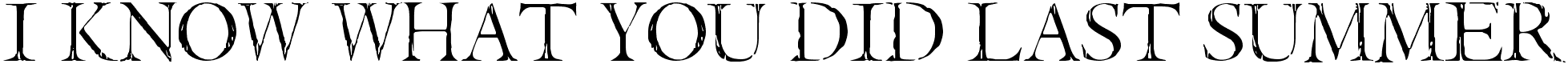 I still know - 22 Kb - by Norfok Incredible Font Desig