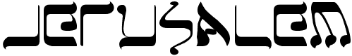 Jerusalem - 103 Kb - by Iconian Fonts