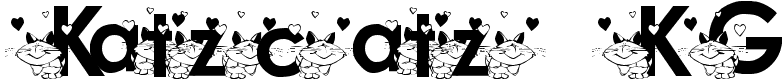 Katzcatz KG - 27 Kb - by Katz Fontz