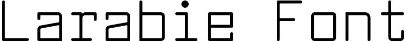 Larabie Font - 41 Kb - by Larabie Fonts
