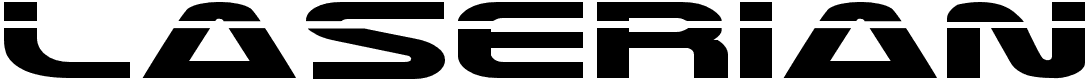 Laserian - 6 Kb - by Iconian Fonts