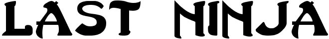 Last Ninja - 16 Kb - by Freaky Fonts