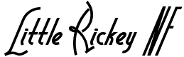 Little Rickey NF - 19 Kb - by Nick's Fonts