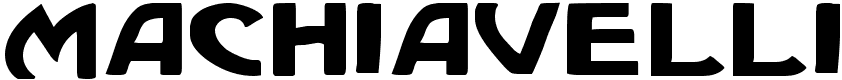 Machiavelli - 77 Kb - by Iconian Fonts