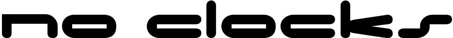 No Clocks - 11 Kb - by Larabie Fonts No Clocks - 11 Kb - by Larabie Fonts