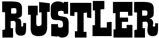 Rustler - 27 Kb - by Font-a-licious Rustler - 27 Kb - by Font-a-licious