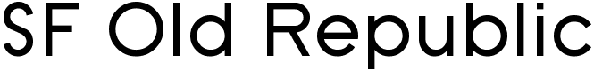 SF Old Republic - 125 Kb - by ShyFonts SF Old Republic - 125 Kb - by ShyFonts