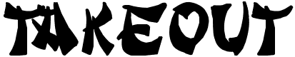 Takeout - 8 Kb - by Spork Thug Typography Takeout - 8 Kb - by Spork Thug Typography