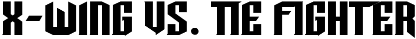 Tie Wing - 56 Kb - by Boba Fonts