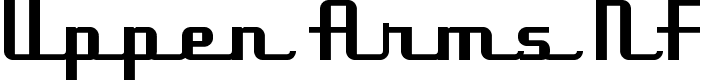 Uppen Arms NF - 19 Kb - by Nick's Fonts Uppen Arms NF - 19 Kb - by Nick's Fonts