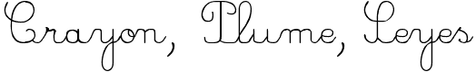 Crayon, Plume, Seyes - 534 Kb - by C. Verchery