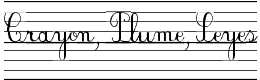 Crayon, Plume, Seyes - 534 Kb - by C. Verchery
