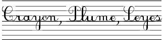Crayon, Plume, Seyes - 534 Kb - by C. Verchery