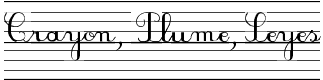 Crayon, Plume, Seyes - 534 Kb - by C. Verchery