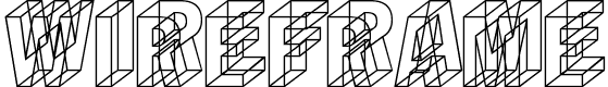 Wireframe - 67 Kb - by Harold's Fonts Wireframe - 67 Kb - by Harold's Fonts
