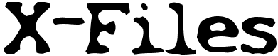 X-Files - 13 Kb - by Fontomen
