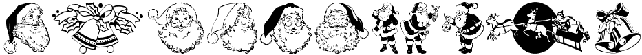 Xmas Clipart - 129 Kb - by GemFonts