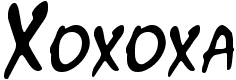 Xoxoxa - 11 Kb - by Iconian Fonts Xoxoxa - 11 Kb - by Iconian Fonts